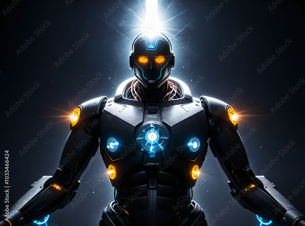 Fototapeta premium futuristic_robot