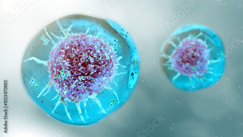 Hydrogel cancer therapy, conceptual illustration