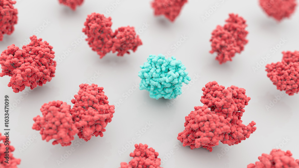 Biomarker identification, conceptual illustration Biomarker identification, conceptual illustration