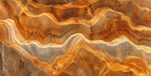 aerial view of an abstract desert landscape, sand patterns in the style of topographic photography, resembling a national geographic photo, with high resolution, very detailed, high definition