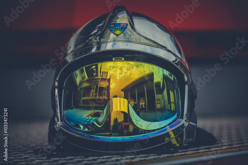 Casque de pompiers