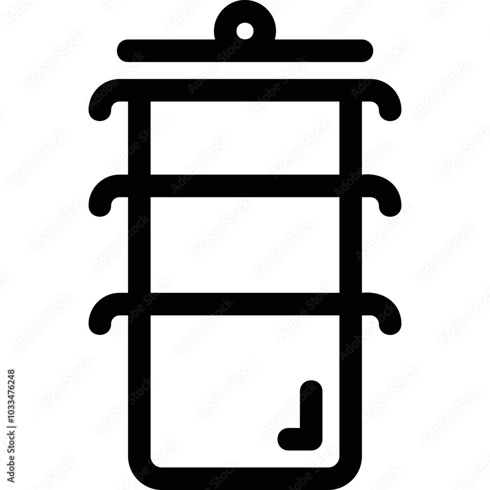 Simple vector icon double boiler Simple vector icon double boiler