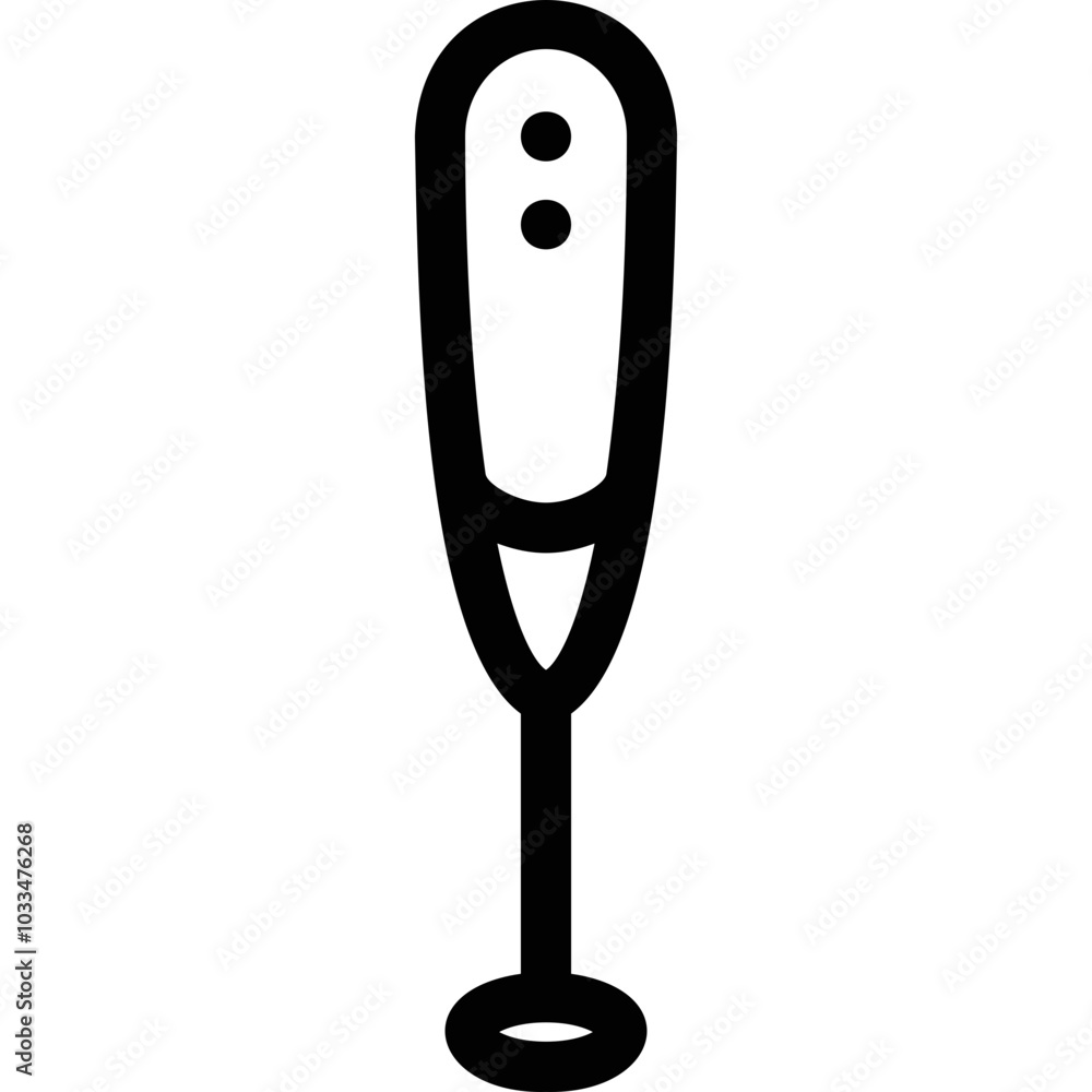 Simple vector icon immersion blender Simple vector icon immersion blender