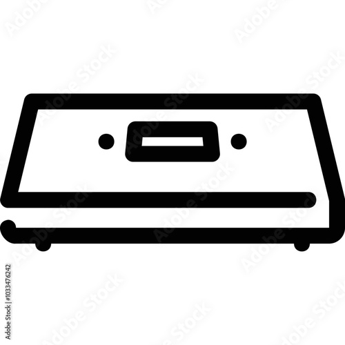 Simple vector icon scales