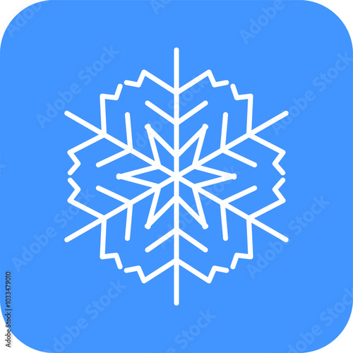 Snowflake icon. Line art illustration of snowflake icon. Snowflake icon transparent. svg or png. Snowflake shape. Christmas Vector image. Outline