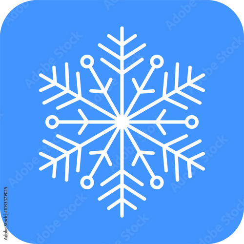 Snowflake icon. Line art illustration of snowflake icon. Snowflake icon transparent. svg or png. Snowflake shape. Christmas Vector image. Outline