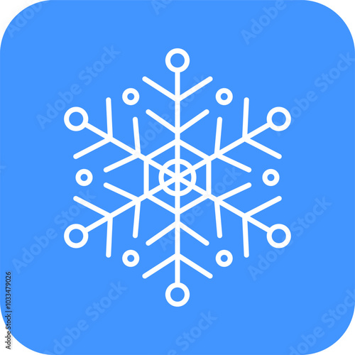 Snowflake icon. Line art illustration of snowflake icon. Snowflake icon transparent. svg or png. Snowflake shape. Christmas Vector image. Outline