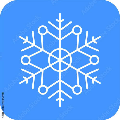 Snowflake icon. Line art illustration of snowflake icon. Snowflake icon transparent. svg or png. Snowflake shape. Christmas Vector image. Outline