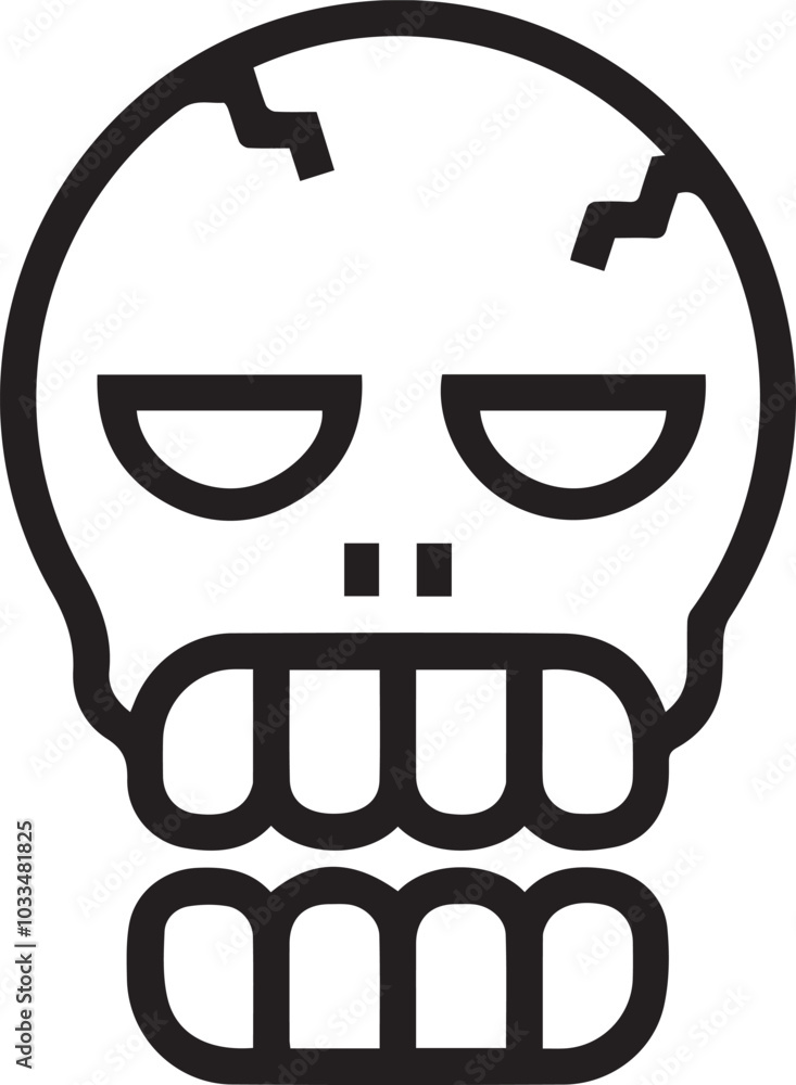 Skull icon symbol vector image illustration
Skull icon symbol vector image illustration