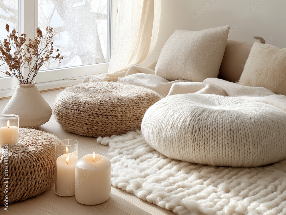 A neutral bathroom shelf with rolled towels, a small plant, and beige-toned skincare bottles arranged neatly for a cozy spa feel. A neutral bathroom shelf with rolled towels, a small plant, and beige-toned skincare bottles arranged neatly for a cozy spa feel.