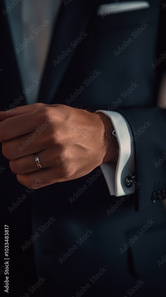 Close-up of a Man in a Business Suit Close-up of a Man in a Business Suit