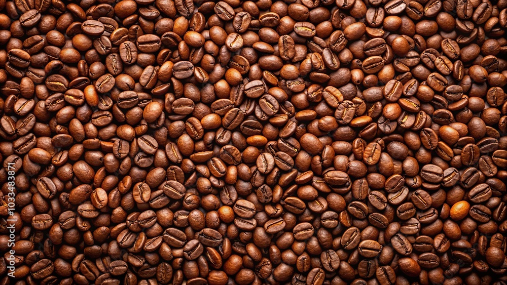 Minimalist coffee bean background with roasted coffee bean Minimalist coffee bean background with roasted coffee bean