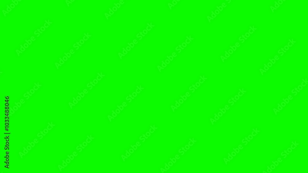 On a green screen, the box transitions into a plus sign. The plus sign rotates and enlarges. Plus symbol shape transition animation. 4k video