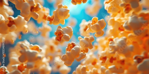 Popcorn as the background photo