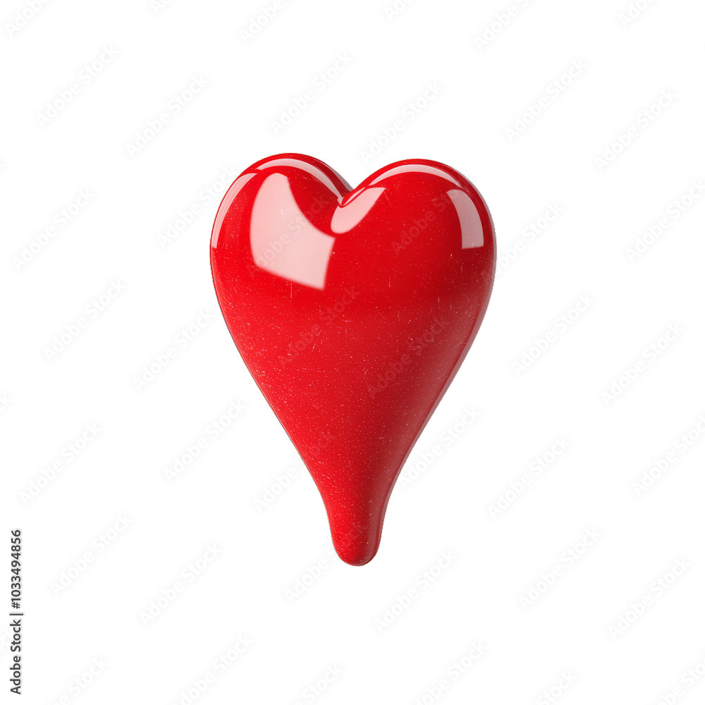 Red heart shaped location pin icon symbolizing a special destination isolated on a transparent background Red heart shaped location pin icon symbolizing a special destination isolated on a transparent background