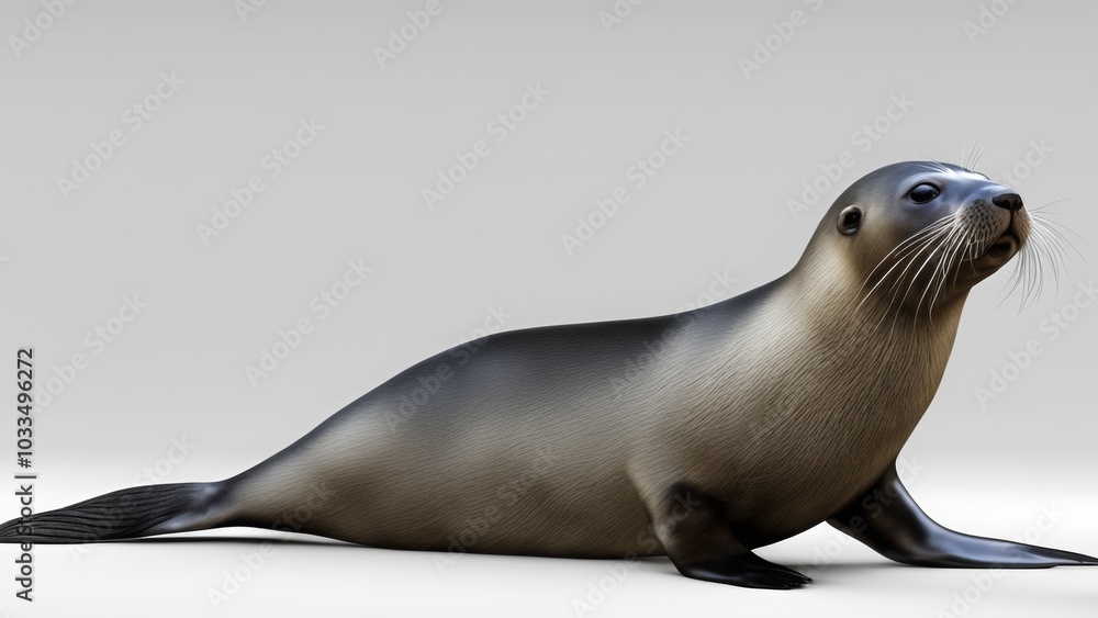 Fototapeta premium sea lion on the beach