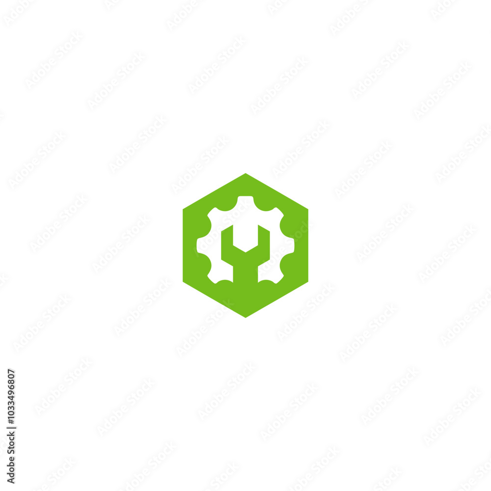 hexagon Toolbox logo Tool box sign vector icon simple hexagon Toolbox logo Tool box sign vector icon simple