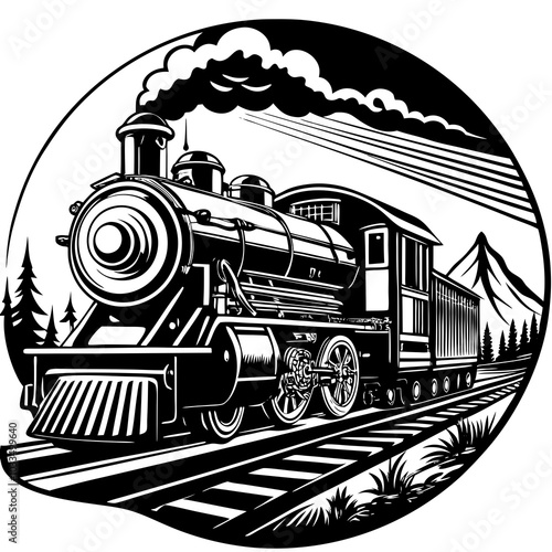 train locomotive illustration