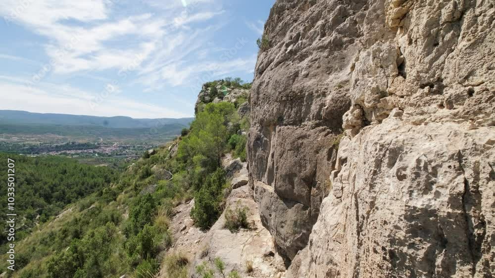 panoramic landscape mountain view and clear sky panoramic landscape mountain view and clear sky