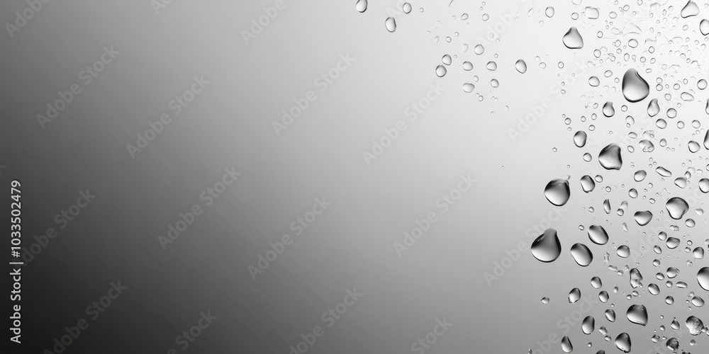 grey glass background with raindrops grey glass background with raindrops