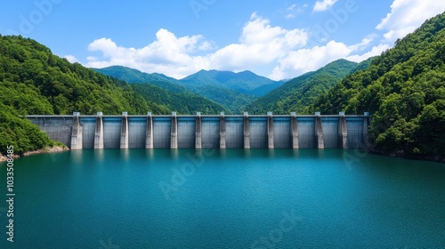 dam in the mountains