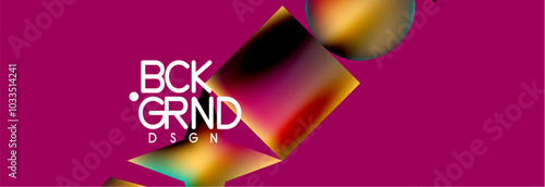 Fluid color geometric shapes abstract background. Vector Illustration For Wallpaper, Banner, Background, Card, Book Illustration, landing page