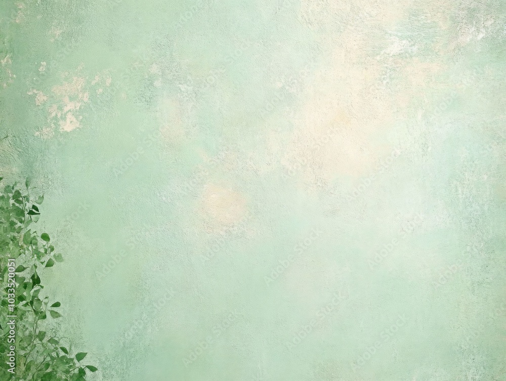 Abstract Grunge Green Backdrop with Subtle Texture Abstract Grunge Green Backdrop with Subtle Texture