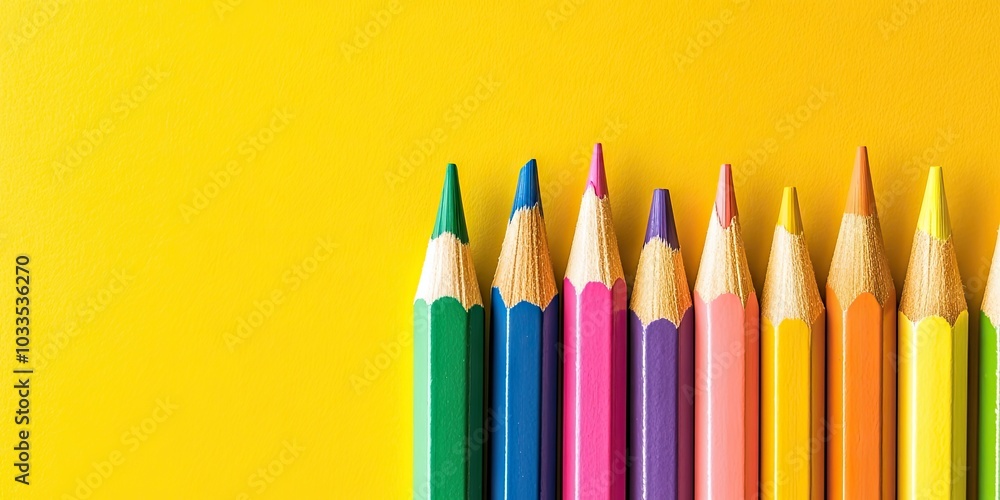 A collection of vibrant pencils with a copyspace background, symbolizing concepts of business creativity and educational ideas. A collection of vibrant pencils with a copyspace background, symbolizing concepts of business creativity and educational ideas.