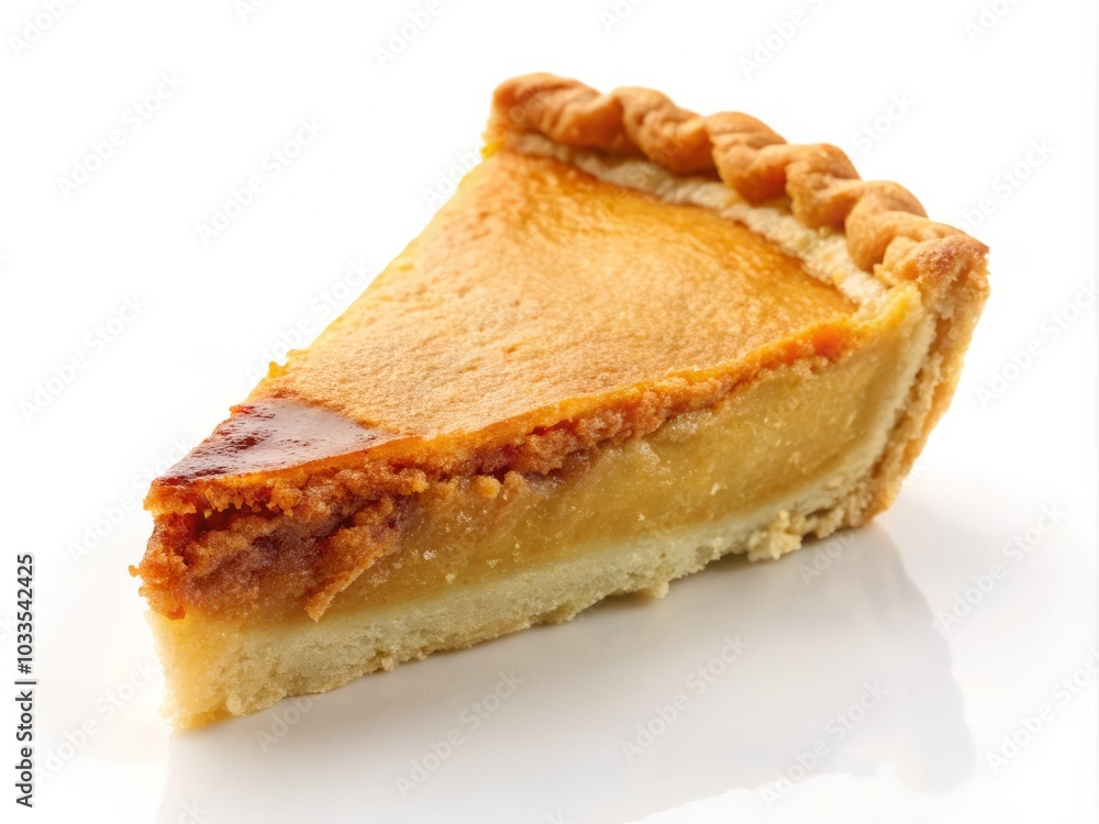 Delicious Slice of Pie on White Background Perfect for Dessert Lovers, Baking Enthusiasts, Food Photography, Culinary Arts, and Sweet Treats Imagery Delicious Slice of Pie on White Background Perfect for Dessert Lovers, Baking Enthusiasts, Food Photography, Culinary Arts, and Sweet Treats Imagery