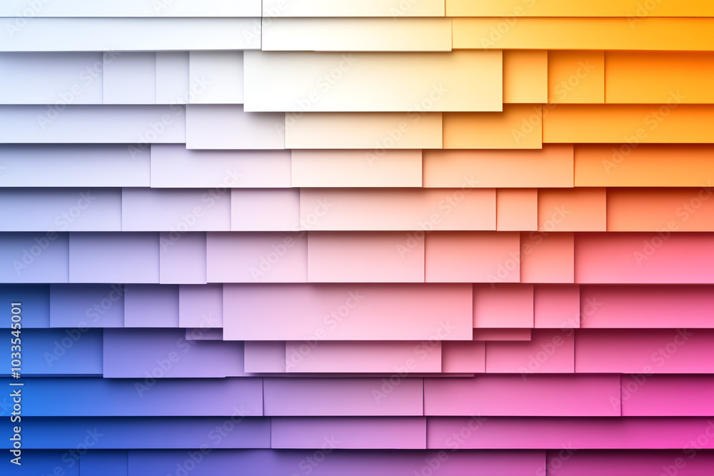 Fototapeta premium Colorful layered background design.