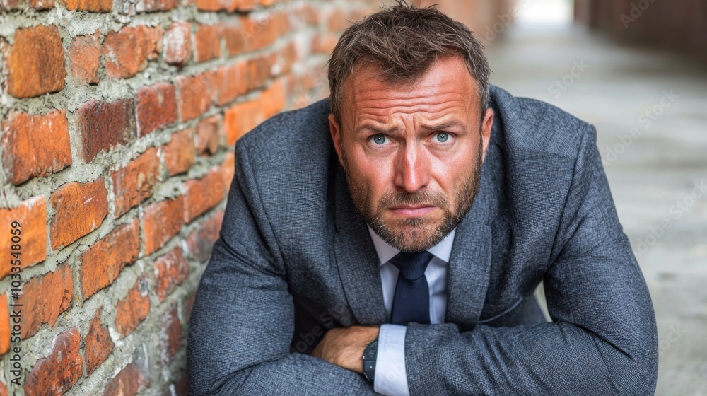 Dealing with Burnout - Overworked Businessperson Seeking Solace in Empty Office Lounge, Battling Mental Fatigue Dealing with Burnout - Overworked Businessperson Seeking Solace in Empty Office Lounge, Battling Mental Fatigue