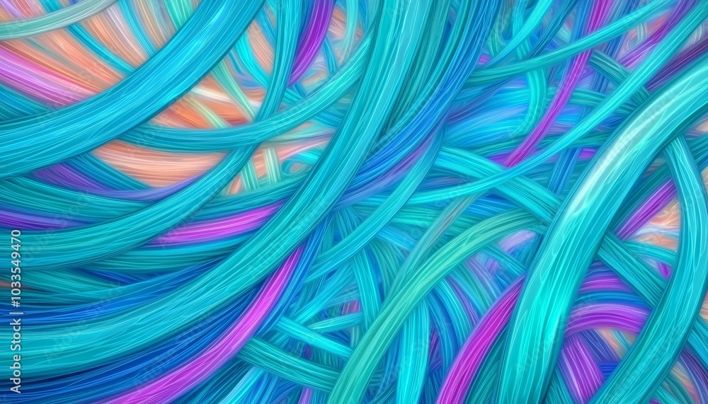 Captivating Visual Harmony of Colorful Flowing Lines in Art Captivating Visual Harmony of Colorful Flowing Lines in Art