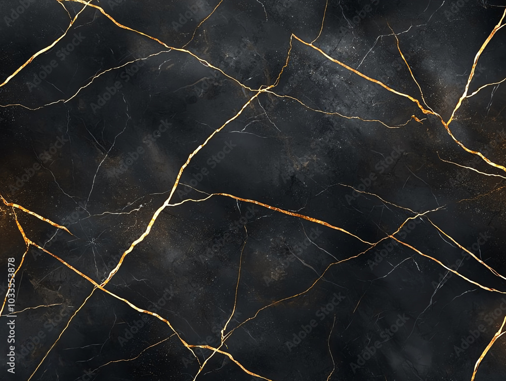 Elegant black marble texture with golden veins, perfect for luxury designs and backgrounds. Elegant black marble texture with golden veins, perfect for luxury designs and backgrounds.