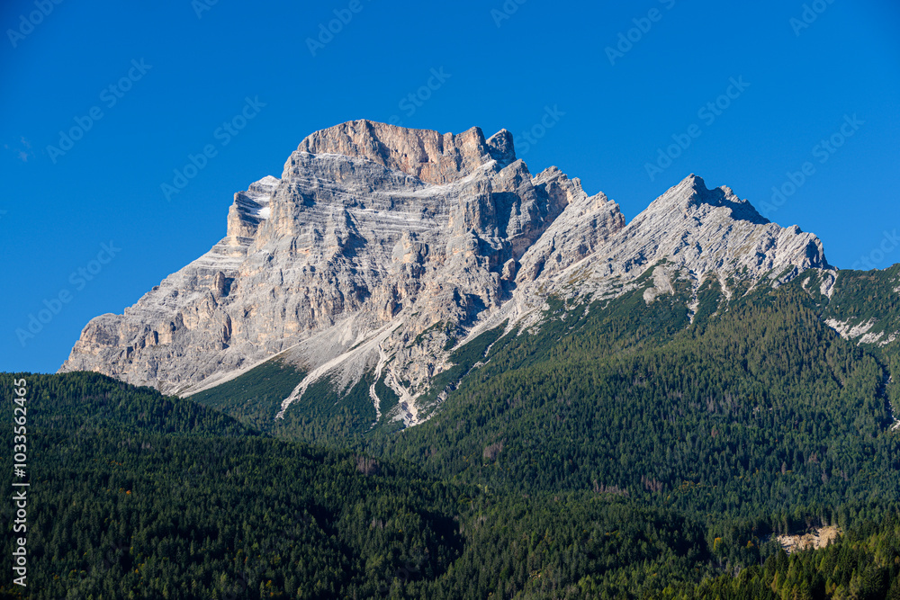 San Vito di Cadore, monte Pelmo, monte Sorapis, monte Antelao, Belluno, Veneto, Italia San Vito di Cadore, monte Pelmo, monte Sorapis, monte Antelao, Belluno, Veneto, Italia