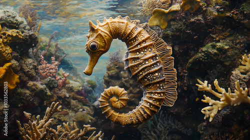 Exploring the underwater world the fascinating life of the seahorse and its coral reef habitat