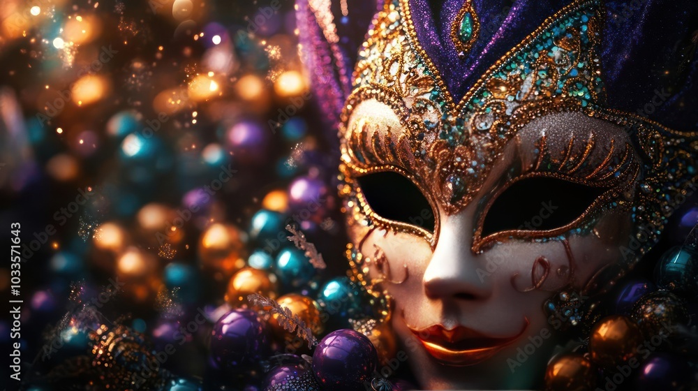 A man in a Venetian mask, A man in a Venetian mask,