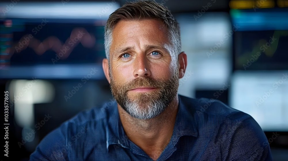 Financial Analyst Presenting Market Trends and Data Analysis on a Live Television Broadcast for Business and Economic News Financial Analyst Presenting Market Trends and Data Analysis on a Live Television Broadcast for Business and Economic News