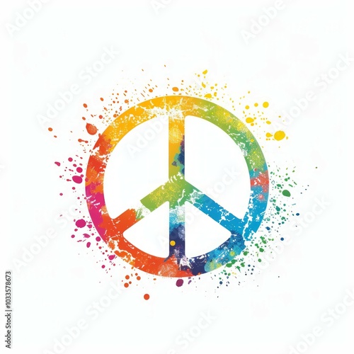 Peace symbol, sign, Vector illustration