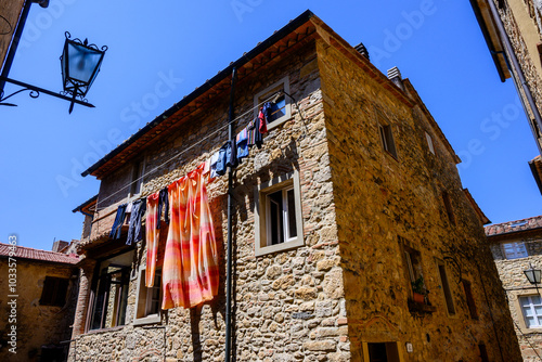 centro storico di Casale Marittimo, Toscana photo