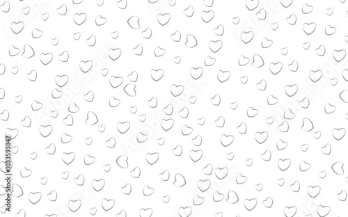 Love seamless pattern doodle