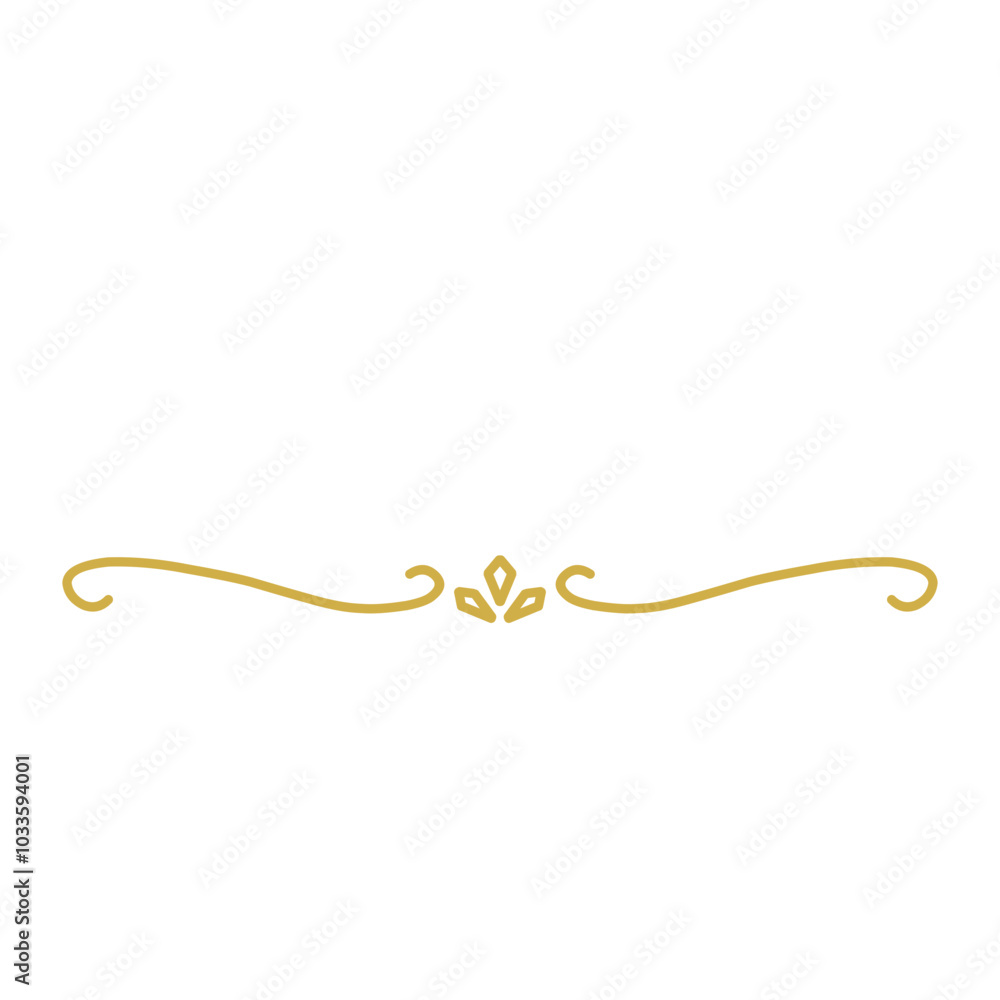 Elegant gold divider thin line classic deco border separator collection isolated on dark background. Elegant gold divider thin line classic deco border separator collection isolated on dark background.