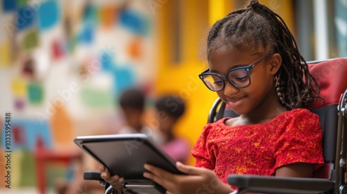 An inclusive education program in Kenya, South Africa that offers digital tools and resources to help students with special needs succeed academically.