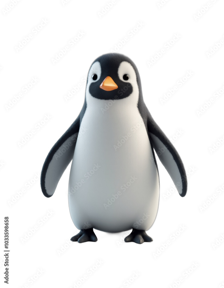 Fototapeta premium animal portrait on transparent background. Generative ai.