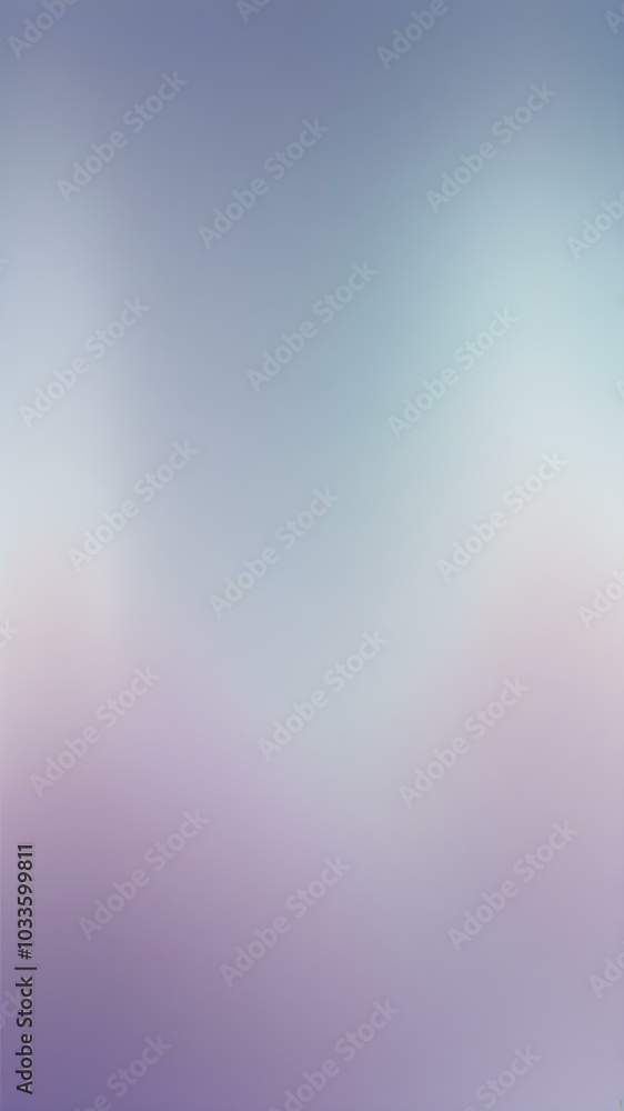 Fototapeta premium A gradient background moving from light blue to lavender, with soft, blended transitions for a calming, ethereal look 