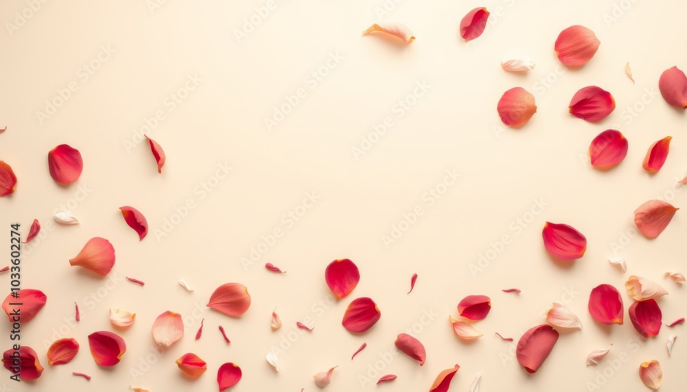 Delicate Flower Petals on Soft Background Delicate Flower Petals on Soft Background