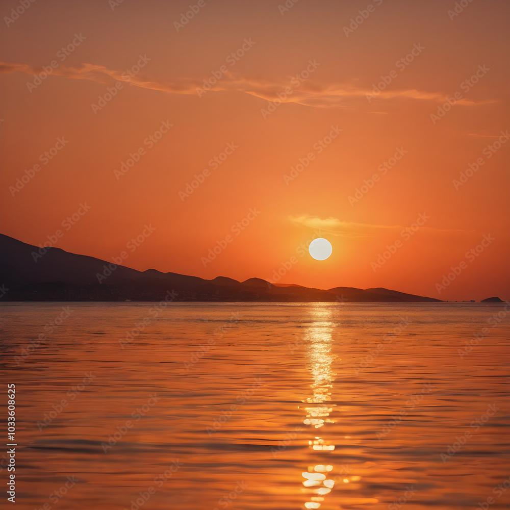 A sunset orange background with a soft glow, giving a warm and inviting feel, perfect for cozy themes A sunset orange background with a soft glow, giving a warm and inviting feel, perfect for cozy themes