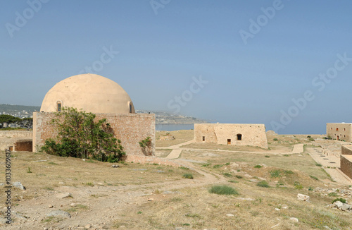 La mosquée du sultan Ibrahim dans la forteresse de Réthymnon en Crète