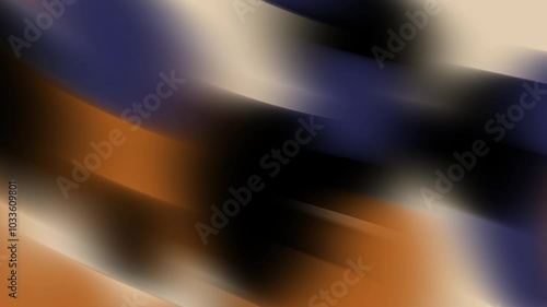 Abstract Blurred Animation Background. An abstract blur effect with black, blue, orange gradient  photo