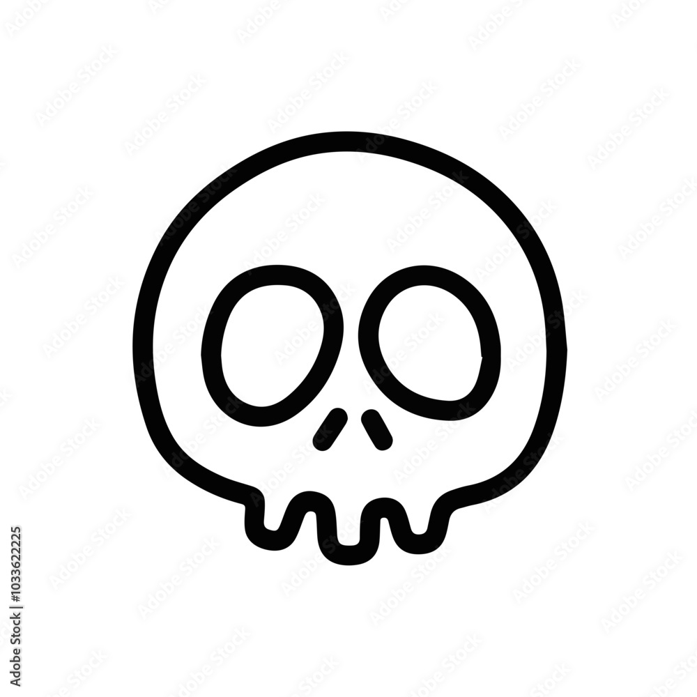 Skull icon symbol vector image illustration
Skull icon symbol vector image illustration