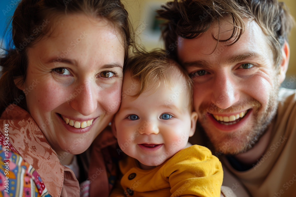 AI generated image of family bonding together AI generated image of family bonding together